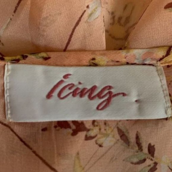 Icing Light Pink Floral Sheer Kimono One Size Cover Up - Picture 5 of 16